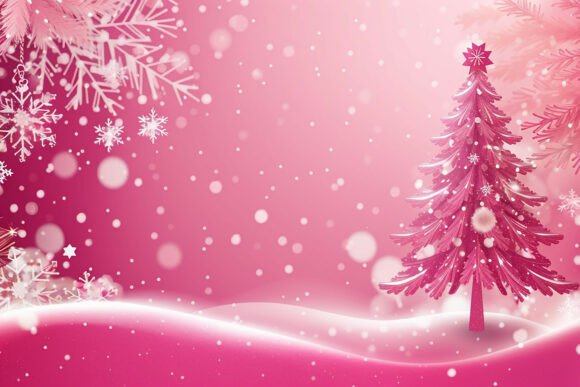 Download Pink Christmas Glitter Background - Pink Collection