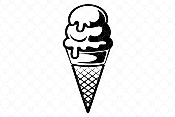 Download Ice Cream Cone SVG, Dessert Graphic, 11 - Premium Resources