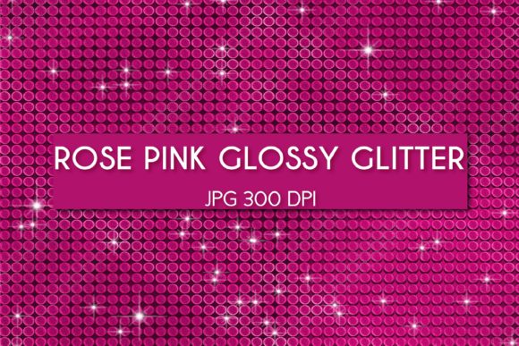 Download Rose Pink Glossy Glitter Digital Paper - Pink Collection