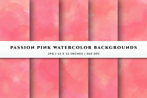 Download Watercolor Backgrounds - Passion Pink - Pink Collection