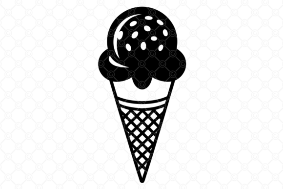 Download Ice Cream Cone SVG, Dessert Graphic, 06 - Premium Resources