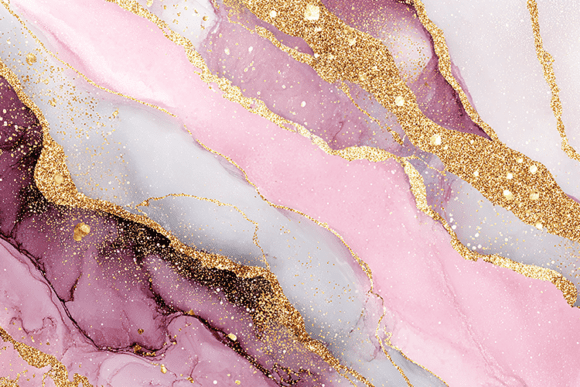 Download Pink Gold Marble Glitter Texture - Pink Collection