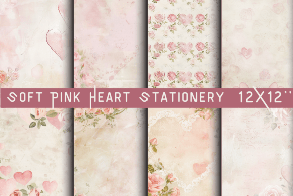 Download Soft Pink Heart Stationery Paper - Pink Collection
