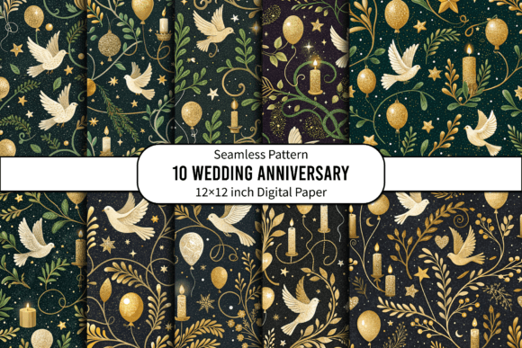 Download Golden Sparkle Wedding Background - Premium Resources