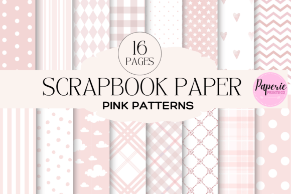 Download Pink Patterned Scrapbook Paper - Pink Collection