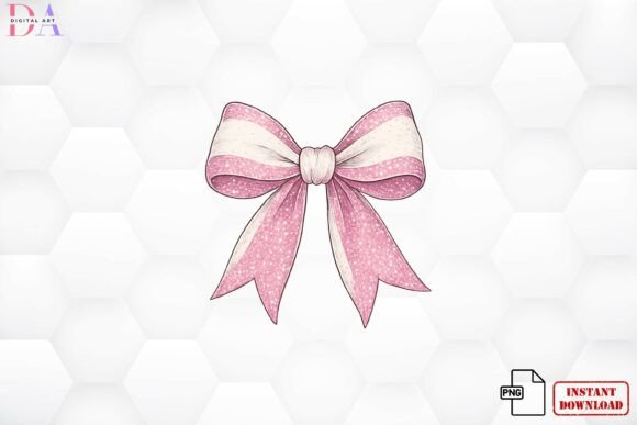 Download Pink Glitter Bow PNG - Pink Collection